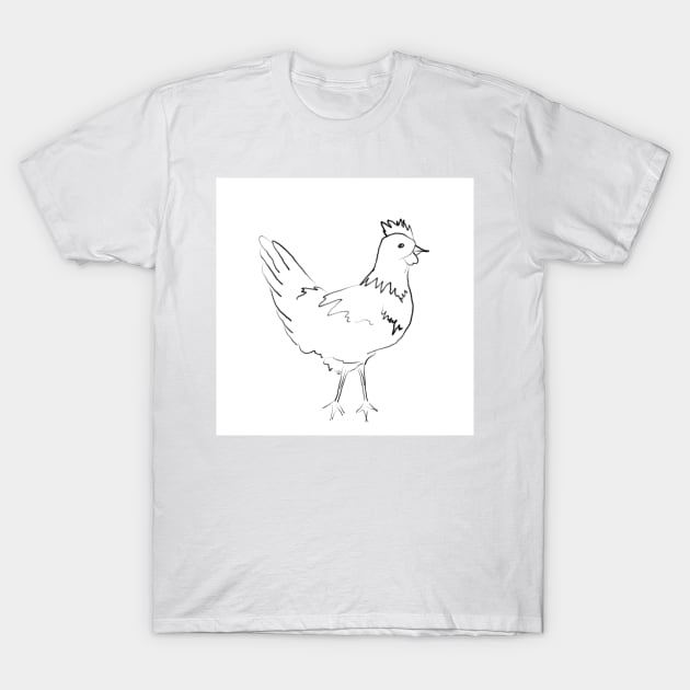 Chicken Ink T-Shirt by laceylschmidt